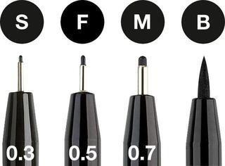 Flomaster Faber Castell 82.2902 Set markera Black 4 Ком. - 1