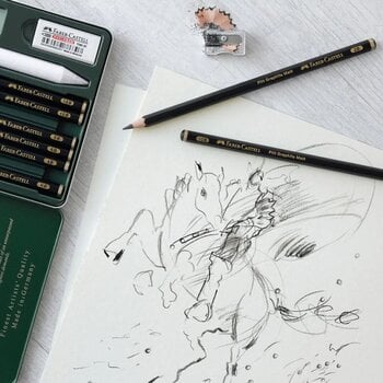 Graphitstiften Faber Castell 82.1910 Künstlerfarbstifte Set 11 Stück - 8
