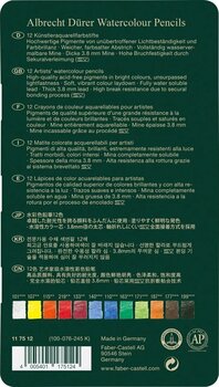 Aquarellstift Faber Castell 82.1112 Aquarellstifte Set 12 stk - 3