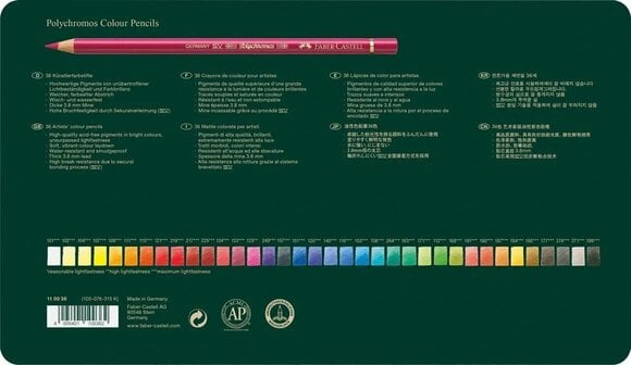 Pastellpliiats Faber Castell Polychromos Värvipliiats 36 tk - 4