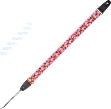 Tekstilni kaiš za gitaru Bespeco TCJRD Red Tekstilni kaiš za gitaru - 2