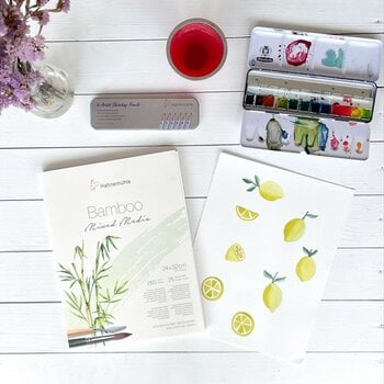 Skissbok Hahnemühle Bamboo Mixed Media Skissbok 25 14 x 14 cm 265 g - 4