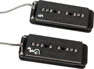 Guitar Pickup Lollar Pickups P-90 Soapbar Set Black Guitar Pickup - 2