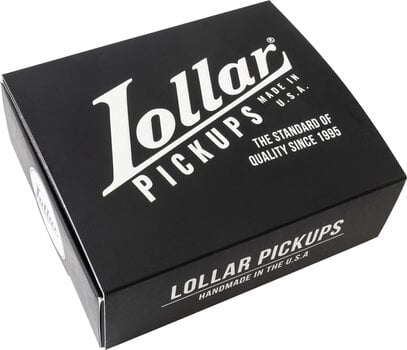 Guitar Pickup Lollar Pickups P-90 Soapbar Set Black Guitar Pickup (Like new) - 5