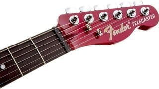 E-Gitarre Fender Jim Adkins JA-90 Telecaster Thinline IL Crimson Red Transparent E-Gitarre - 4