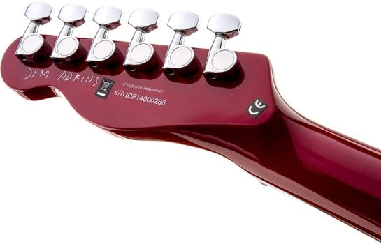 Chitarra Elettrica Fender Jim Adkins JA-90 Telecaster Thinline IL Crimson Red Transparent Chitarra Elettrica - 6