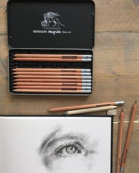 Creion grafit Renesans 04.8901 Set creioane pentru artiști Grafit 12 buc. - 3