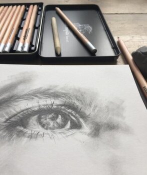 Creion grafit Renesans 04.8901 Set creioane pentru artiști Grafit 12 buc. - 4