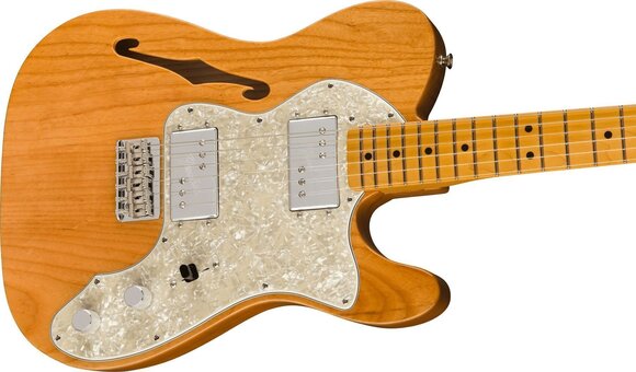 Electric guitar Fender American Vintage II 1972 Telecaster Thinline MN Aged Natural Electric guitar - 4