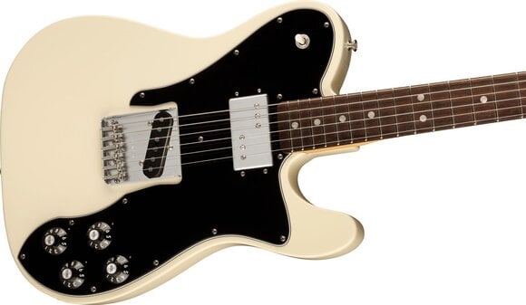Elektrická gitara Fender American Vintage II 1977 Telecaster Custom RW Olympic White Elektrická gitara - 4