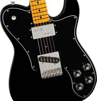 Electric guitar Fender American Vintage II 1977 Telecaster Custom MN Black Electric guitar - 3