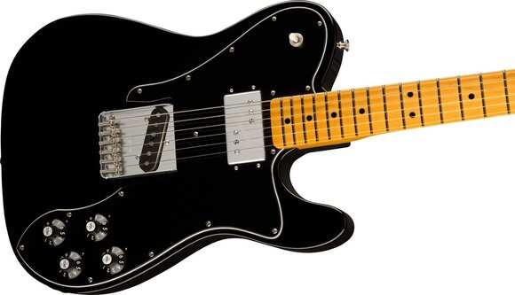 Electric guitar Fender American Vintage II 1977 Telecaster Custom MN Black Electric guitar - 4