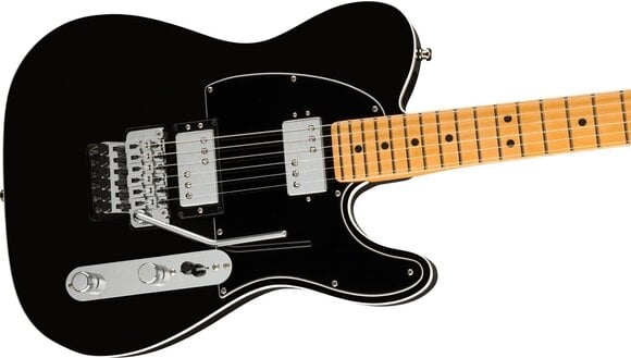 Guitare électrique Fender American Ultra Luxe Telecaster FR HH MN Mystic Black Guitare électrique - 4