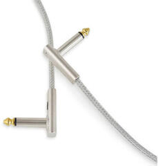 Patchkabel RockBoard Flat Patch Cable - SAPPHIRE 20 cm Winkelklinke - Winkelklinke Patchkabel - 3