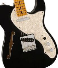 Електрическа китара Fender Vintera II 60s Telecaster Thinline MN Black Електрическа китара - 2