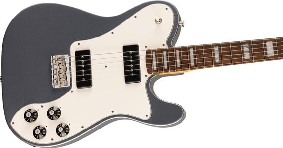 Električna kitara Fender Chris Shiflett Cleaver Telecaster Deluxe RW Charcoal Frost Metallic Električna kitara - 4