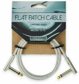 Patch kábel RockBoard Flat Patch Cable - SAPPHIRE Series 60 cm - 5