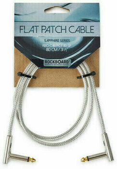 Prepojovací kábel, Patch kábel RockBoard Flat Patch Cable - SAPPHIRE Series 80 cm - 2