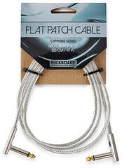Patchkabel RockBoard Flat Patch Cable - SAPPHIRE 120 cm Winkelklinke - Winkelklinke Patchkabel - 3