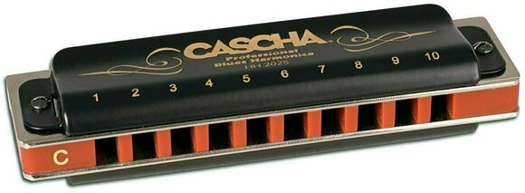 Diatonická ústní harmonika Cascha HH 1610 EN Professional Blues Set - 2