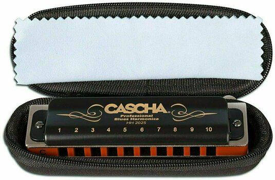 Diatonske usne harmonike Cascha HH 1610 EN Professional Blues Set - 4