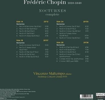 LP ploča Vincenzo Maltempo - Chopin: Nocturnes Complete (2 LP) - 2