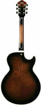 Guitare semi-acoustique Ibanez AG95QAL DBS Dark Brown Sunburst - 2