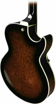 Guitarra semi-acústica Ibanez AG95QAL DBS Dark Brown Sunburst - 5