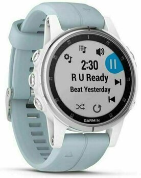 Smartwatch Garmin fenix 5S Plus White/Seafoam - 3