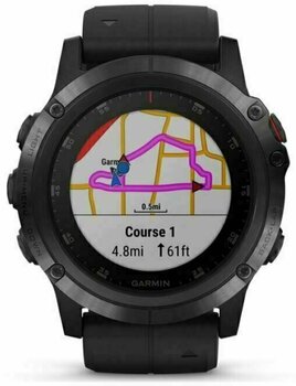 Smartwatch Garmin fenix 5X Plus Saphire Zwart Smartwatch - 3