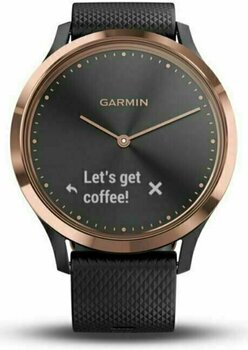 Smartwatch Garmin vivomove HR Sport Black/Rose Gold S/M - 4