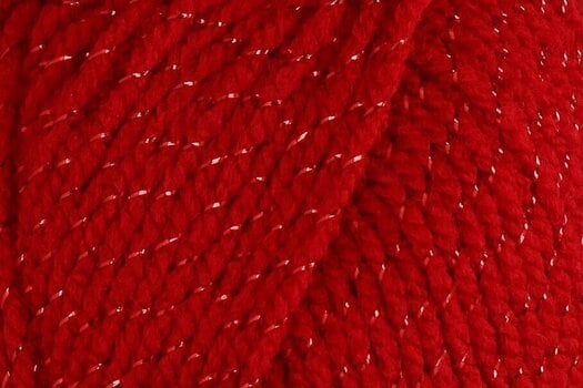 Knitting Yarn Red Heart Lisa Lurex 00008 Red Knitting Yarn - 2