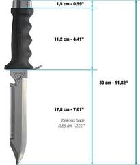 Dykkerkniv Cressi Orca 30 cm Dykkerkniv - 6