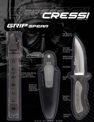 Diving Knife Cressi Grip 17,4 cm Diving Knife - 4