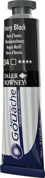 Vopsea de guache Daler Rowney Aquafine Vopsea guașă Fildeș Negru 15 ml 1 buc. - 3