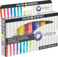 Gvašová farba Daler Rowney Aquafine Sada gvašových farieb Introduction Set 12 x 15 ml - 1