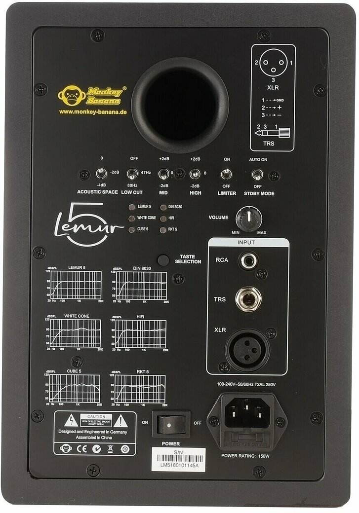 Az 110 W-ig terjedő teljesítménnyel elegendő tartalékot kap a lenyűgöző hangerő és dinamika számára, akár a stúdióban, akár otthon élvezi a zenét, akár bulit szervez.