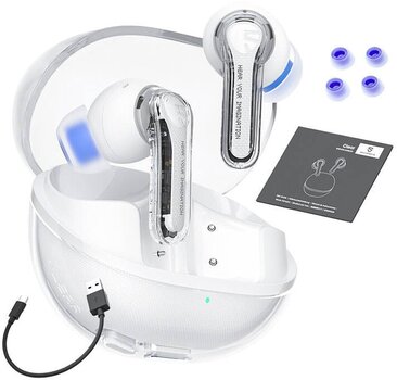 Écouteurs intra-auriculaires sans fil Soundpeats Clear White Écouteurs intra-auriculaires sans fil - 5