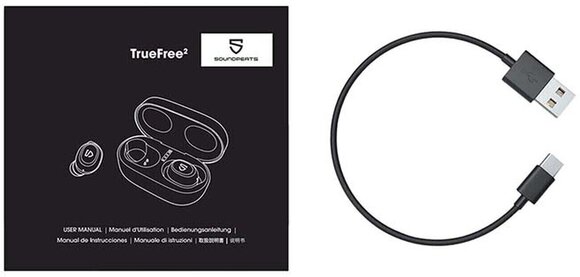 Bezprzewodowe słuchawki douszne Soundpeats TrueFree2 Black Bezprzewodowe słuchawki douszne - 3