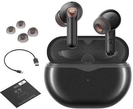 In-ear vezeték nélküli fejhallgató Soundpeats Air 4 Pro Black In-ear vezeték nélküli fejhallgató - 6