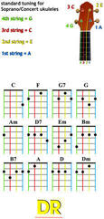 Saiten für Sopran-Ukulele DR Strings Moonbeams Ukulele Clear Fluorocarbon String Set Soprano & Concert Saiten für Sopran-Ukulele - 2