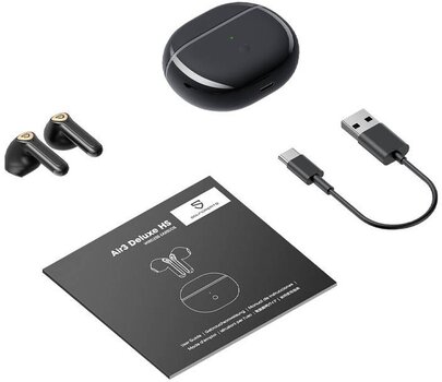 Wireless In-ear headphones Soundpeats Air 3 Deluxe HS Black Wireless In-ear headphones - 3