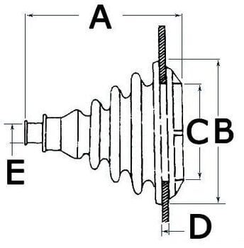 Водач на кабели Osculati Fairlead Bellow Small Водач на кабели - 2