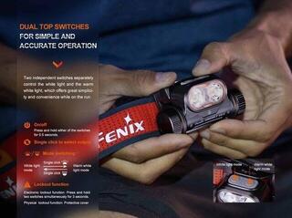 Čelovka Fenix HM65R-T V2.0  Rechargeable 1600 lm Čelovka - 6