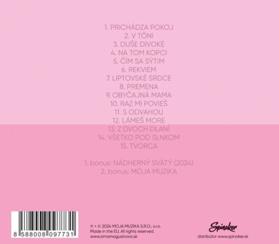 Muziek CD Sima Magušinová - Premena (CD) - 2