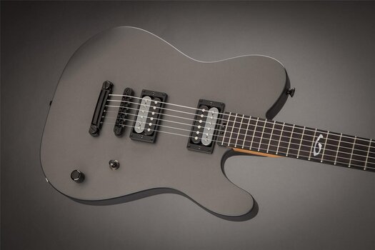 Guitare électrique Charvel  Joe Duplantier USA Signature San Dimas Style 2 Satin Gray Guitare électrique - 5