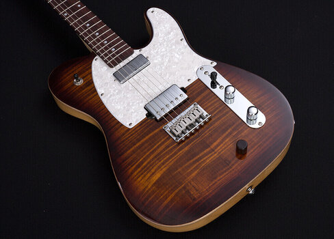 Guitare électrique Michael Kelly Hybrid 55 Tiger's Eye Burst Guitare électrique - 2