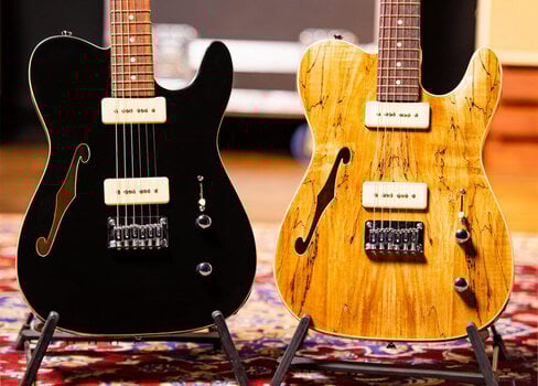 Gitara elektryczna Michael Kelly 59 Thinline Spalted Maple Gitara elektryczna - 4