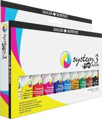 Colore acrilico Daler Rowney System3 Set di colori acrilici 10 x 29,5 ml - 3