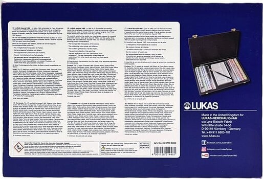 Akvarel boja Lukas Aquarell 1862 Set akrilnih boja - 8